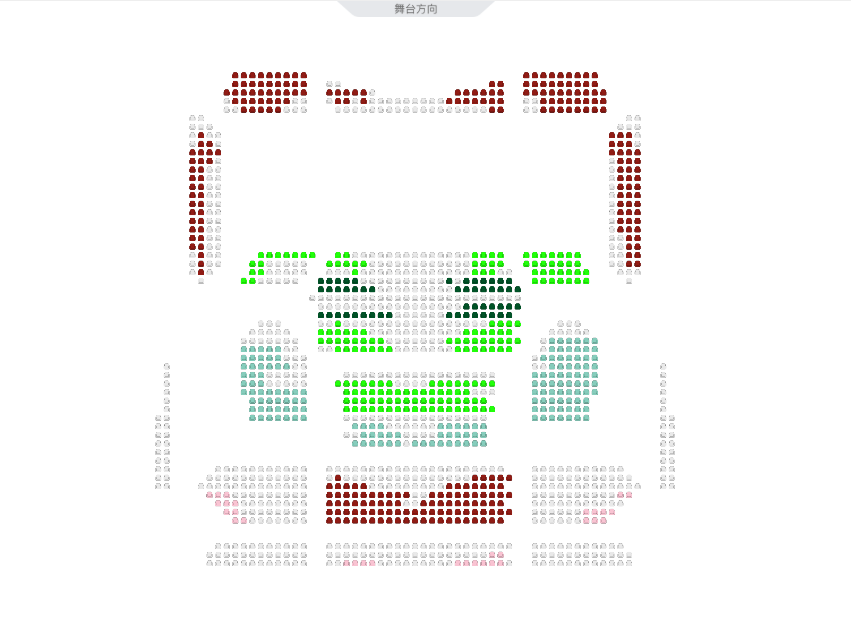 北京艺术中心-音乐厅座位图