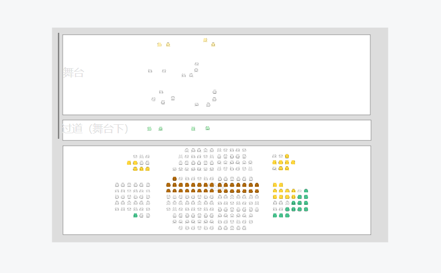 南锣剧场座位图