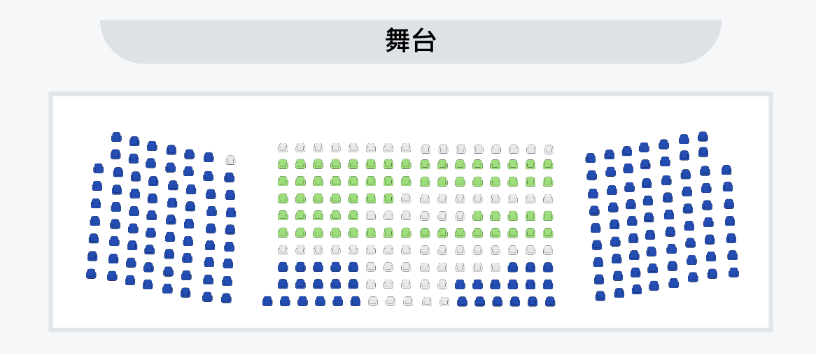 国家话剧院-小剧场座位图