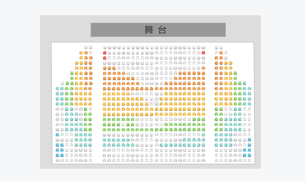 北京·晓剧场(回龙观文化艺术中心)座位图