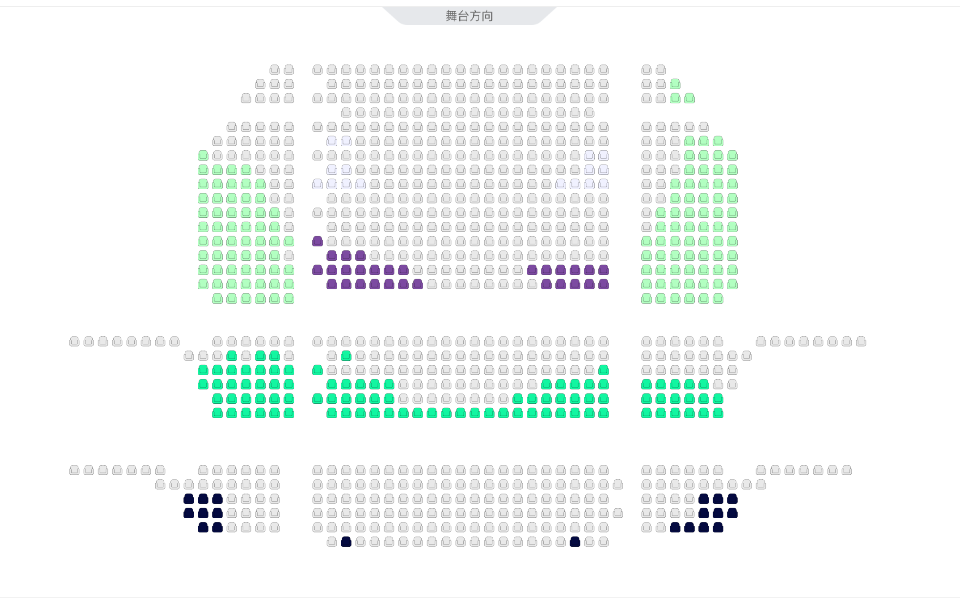 北京艺术中心-戏剧场座位图